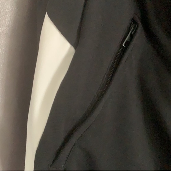 Athleta black joggers with white stripe down the side in excellent condition. - Picture 7 of 7